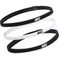 Peapaelad Nike Elastic Headbands 2.0 3P White Black N1004529 036 hind ja info | Naiste mütsid ja peapaelad | kaup24.ee