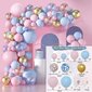 Macaron Pastel mix Theme õhupallide komplekt (116 tk) цена и информация | Õhupallid | kaup24.ee