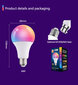 Kaasaegne nutikas pirn Smart Led Light Multi Color hind ja info | Lambipirnid, lambid | kaup24.ee