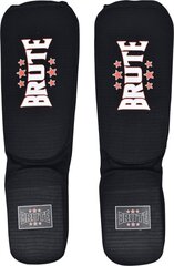 Защита ног Brute Shinguards, черная, XXL цена и информация | Боевые искусства | kaup24.ee