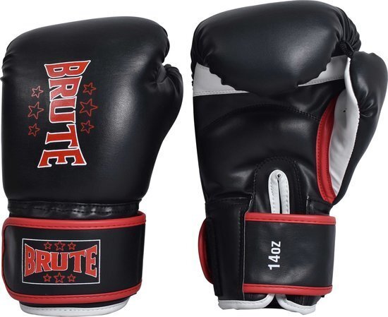 Poksikindad Brute Thai Boxing Gloves, must, 12 hind ja info | Poksivarustus | kaup24.ee