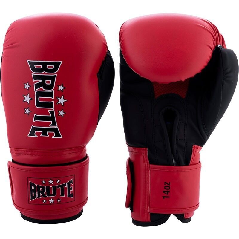 Poksikindad Brute Sparring Boxing Gloves, punane, 16 hind ja info | Poksivarustus | kaup24.ee