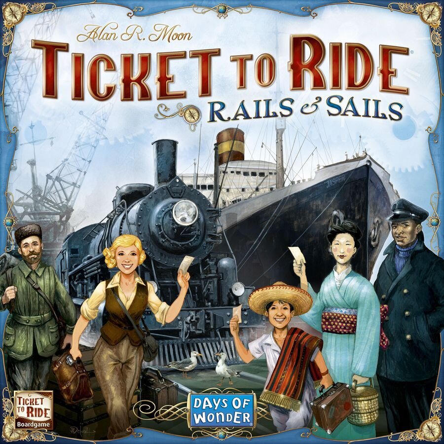 Lauamäng Days of Wonder Ticket To Ride Rails & Sails, FIN, SE, DK, NO цена и информация | Lauamängud ja mõistatused | kaup24.ee