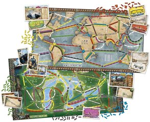 Lauamäng Days of Wonder Ticket To Ride Rails & Sails, FIN, SE, DK, NO цена и информация | Настольные игры, головоломки | kaup24.ee