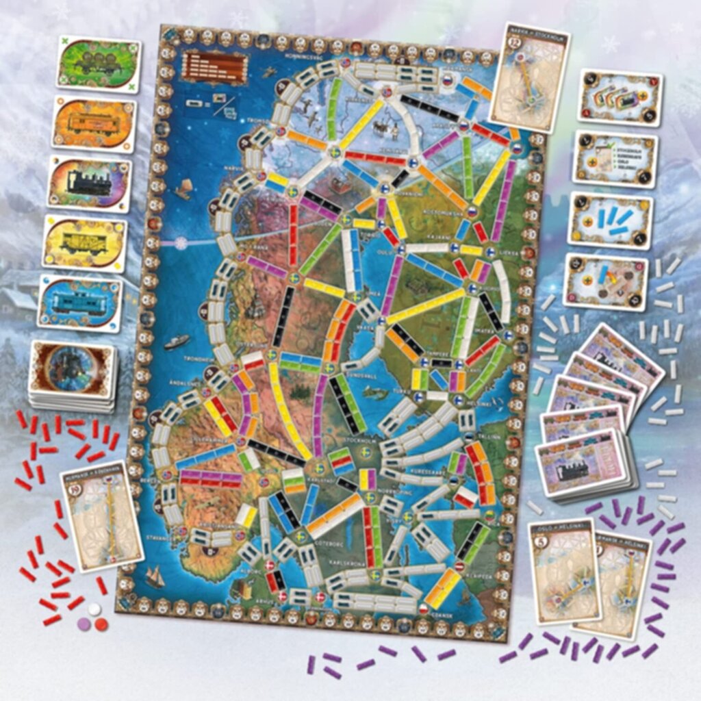 Настольная игра Days of Wonder Ticket to Ride Northern Lights, FIN цена |  kaup24.ee