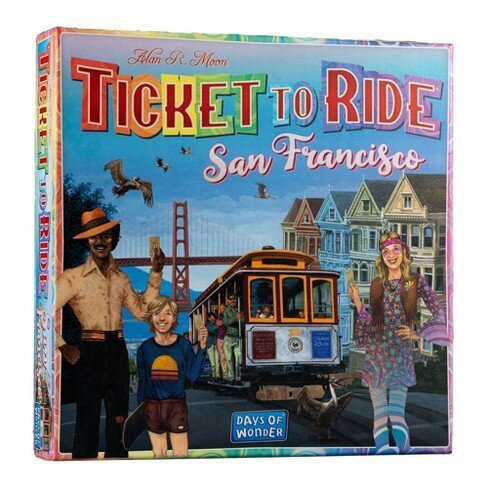 Lauamäng Days of Wonder Ticket to Ride San Francisco, FIN, SE, DK, NO hind ja info | Lauamängud ja mõistatused | kaup24.ee