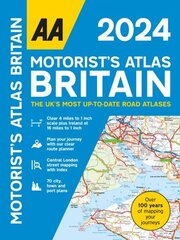Motorist's Atlas Britain 2024 hind ja info | Reisiraamatud, reisijuhid | kaup24.ee