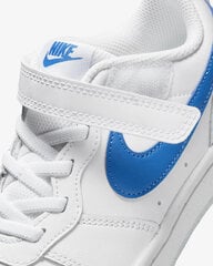 Детские кроссовки Nike Court Borough Low 2 BQ5451 123/2.5, белые/синие цена и информация | Детские туфли | kaup24.ee