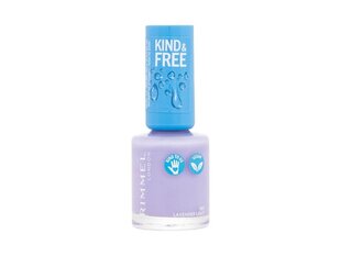Лак для ногтей Rimmel London Kind & Free 153-lavender light, 8 мл цена и информация | Лаки для ногтей, укрепители для ногтей | kaup24.ee