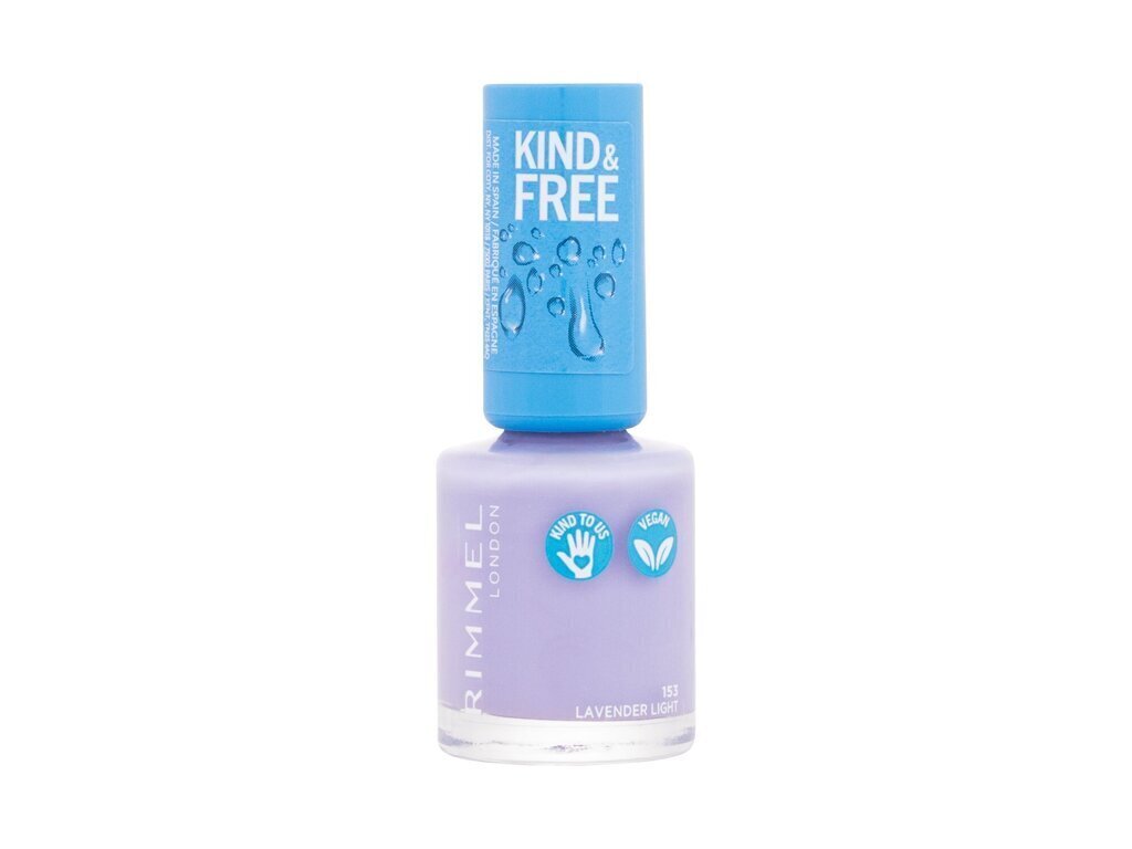 Küünelakk Rimmel London Kind & Free 153-lavender light (8 ml) цена и информация | Küünelakid, küünetugevdajad | kaup24.ee