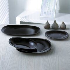 Плоская тарелка Luminarc Carine Чёрный Cтекло (Ø 26 cm) (24 штук) цена и информация | Посуда, тарелки, обеденные сервизы | kaup24.ee