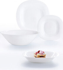 Плоская тарелка Luminarc Carine Белый Cтекло (Ø 26 cm) (24 штук) цена и информация | Посуда, тарелки, обеденные сервизы | kaup24.ee