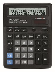 Калькулятор настольные Rebell BDC616 цена и информация | Смягчает воду и защищает Вашу посудомоечную машину от извести. | kaup24.ee
