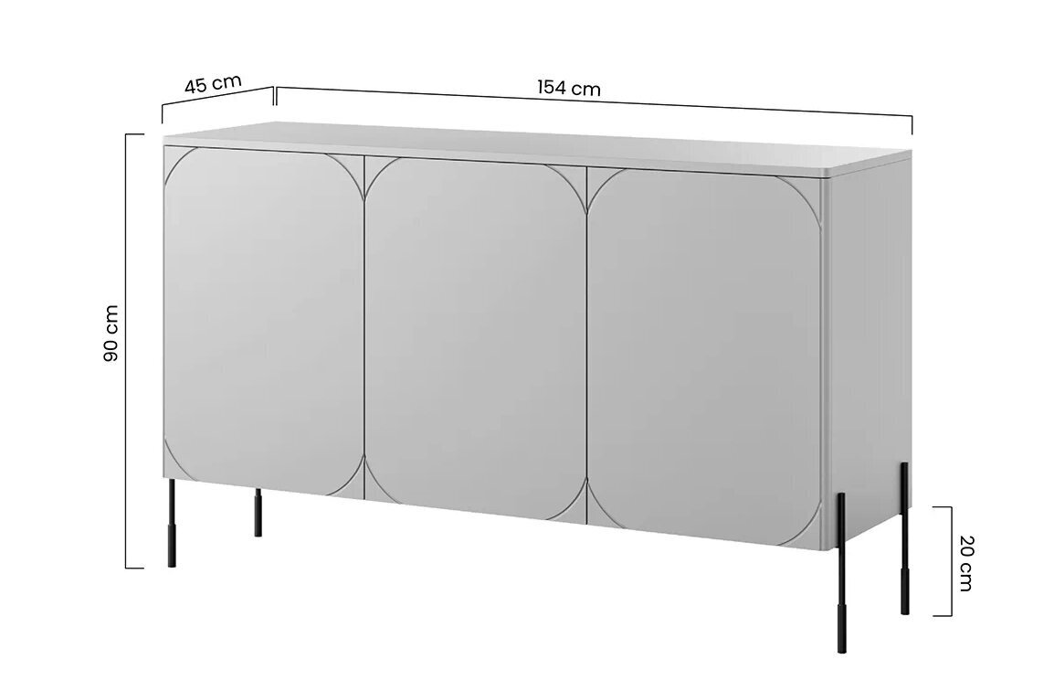 Kummut Bogart Sonatia 150, roheline hind ja info | Kummutid | kaup24.ee