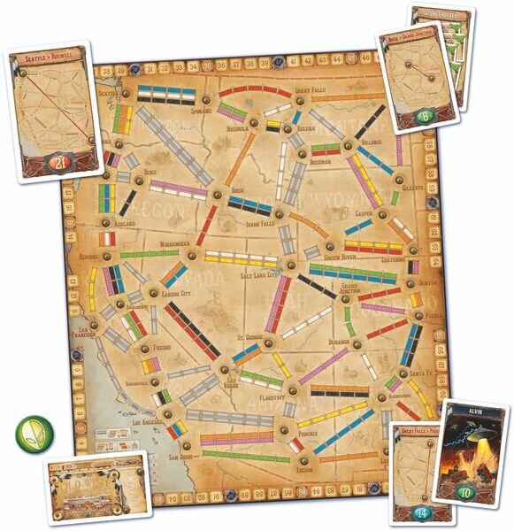 Lauamäng Days of Wonder Ticket to Ride Map Collection 6: France, FIN, SE, NO, DK цена и информация | Lauamängud ja mõistatused | kaup24.ee