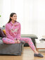 Bisbigli soe pidžaama "Maria Rose - White - Grey" hind ja info | Öösärgid, pidžaamad | kaup24.ee