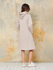 Lega soe puuvillane kapuutsiga kleit "Kimberly Light Grey" hind ja info | Kleidid | kaup24.ee