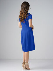 Naiste veniv linasest riidest kleit Lega SK161, sinine hind ja info | Kleidid | kaup24.ee