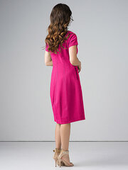 Naiste veniv linasest riidest kleit Lega SK161, roosa hind ja info | Kleidid | kaup24.ee