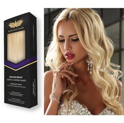 Naturaalne clip-in beež blond ombre üleminekuga Remy 6-osalised juuksepikendused, 18-613 nr. hind ja info | Juuste aksessuaarid | kaup24.ee
