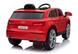 Audi Q5 Black ühekohaline elektriauto, punane цена и информация | Laste elektriautod | kaup24.ee