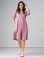 Naiste laieneva lõikega puuvillane kleit Lega SK148, vanaroosa hind ja info | Kleidid | kaup24.ee