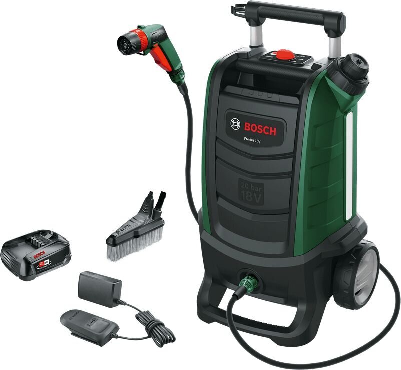 Fontus Ii (1x2,5ah, 18v) Juhtmeta Välipesur 06008b6101 Bosch hind ja info | Survepesurid | kaup24.ee