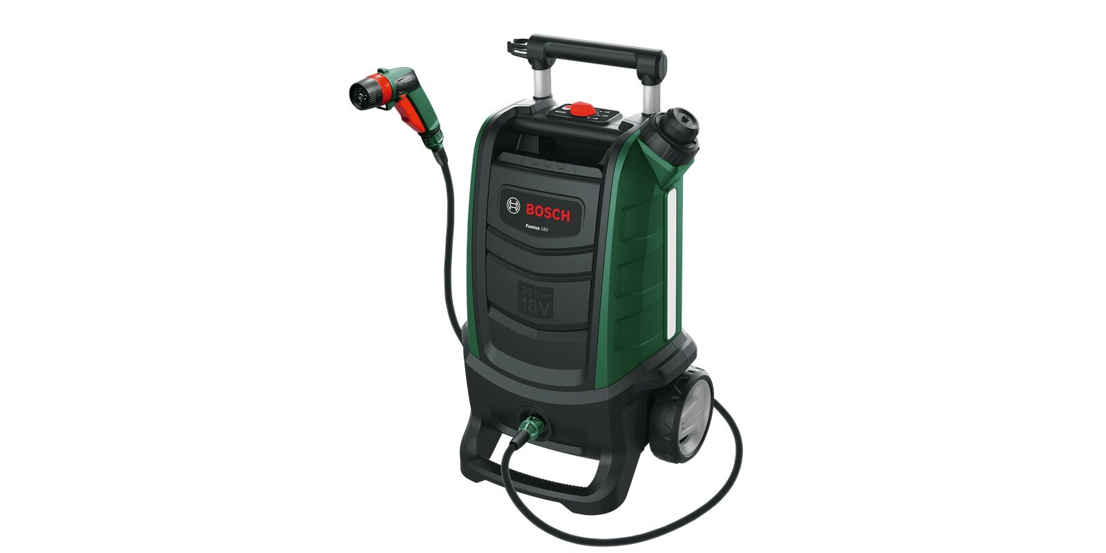 Fontus Ii (1x2,5ah, 18v) Juhtmeta Välipesur 06008b6101 Bosch hind ja info | Survepesurid | kaup24.ee