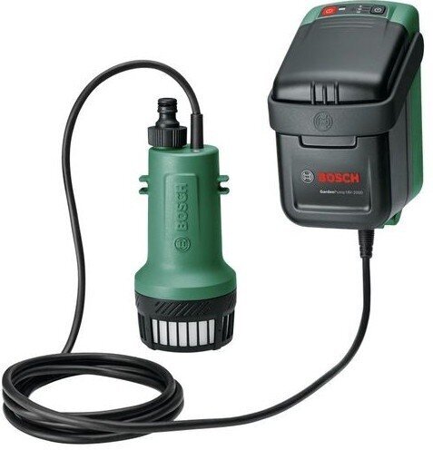 Gardenpump 18v-2000 (1x2.5ah) Akutoitel Vihmaveepump 06008c4202 Bosch hind ja info | Hüdrofoorid | kaup24.ee