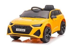 Одноместный электромобиль Audi RS6 BRD, желтый цена и информация | Электромобили для детей | kaup24.ee