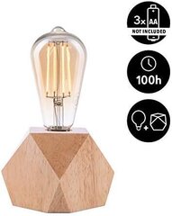 Настольная  лампа Crown LED, коричневая цена и информация | Настольная лампа | kaup24.ee