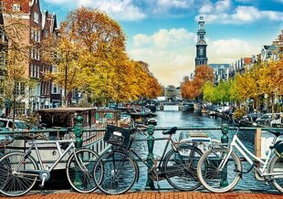 Пазл с видом на Амстердам Trefl, 1000 д. цена и информация | Пазлы | kaup24.ee