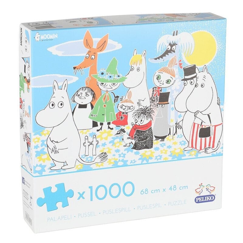 Pusle muumidega Peliko Moomin, 1000 ao. hind ja info | Pusled | kaup24.ee