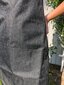 DILL käsitööna valmistatud kahe taskuga aiapõll (must) hind ja info | Köögirätikud, pajakindad, põlled | kaup24.ee
