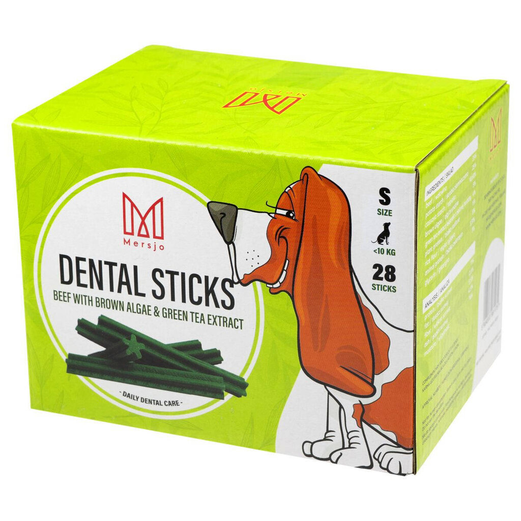 Hambaid raviv suupiste koertele Dental Sticks S (kuni 10kg) 28 tk цена и информация | Maiustused koertele | kaup24.ee