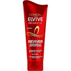 Маска для окрашенных волос Elvive Rapid Reviver L'Oreal Make Up (180 ml) цена и информация | Маски, масла, сыворотки | kaup24.ee