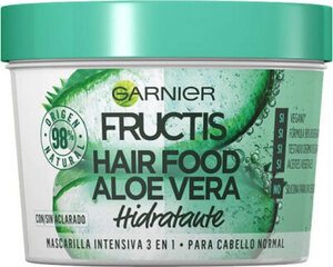 Juuksemask Fructis Hair Food Garnier Aloe vera (390 ml) hind ja info | Maskid, õlid, seerumid | kaup24.ee