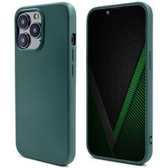 Чехол Moozy Lifestyle для iPhone 14 Pro, темно-зеленый цена и информация | Чехлы для телефонов | kaup24.ee