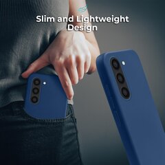 Telefoniümbris Moozy Lifestyle Samsung Galaxy S23, sinine hind ja info | Telefoni kaaned, ümbrised | kaup24.ee