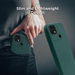 Чехол Moozy Lifestyle для Xiaomi Redmi 10C, темно-зеленый цена и информация | Чехлы для телефонов | kaup24.ee