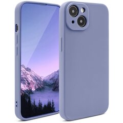 Силиконовый чехол Moozy Minimalist для iPhone 14, серо-голубой цена и информация | Чехлы для телефонов | kaup24.ee