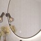 Seinapeegel koos valgustusega Divissi A, 60x60 cm цена и информация | Vannitoa peeglid | kaup24.ee