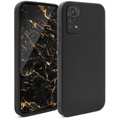 Telefoniümbris Moozy Minimalist Xiaomi Redmi Note 11, 11S, Must hind ja info | Telefoni kaaned, ümbrised | kaup24.ee