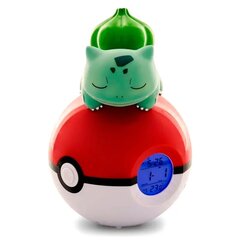 Pokemon lambiga äratuskell Bullbasaur Pokeball hind ja info | Raadiod ja äratuskellad | kaup24.ee