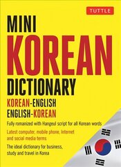 Mini Korean Dictionary: Korean-English English-Korean hind ja info | Võõrkeele õppematerjalid | kaup24.ee