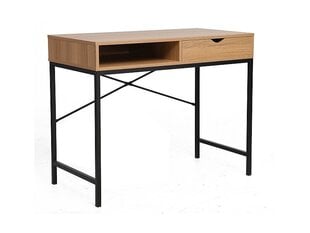 Письменный стол Signal B-027, коричневый/черный цена и информация | Компьютерные, письменные столы | kaup24.ee