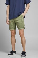 Мужские шорты чинос JACK&JONES 12165604DEEPLICHENGR-M, зеленые цена и информация | Мужские шорты | kaup24.ee