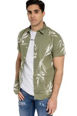 Рубашка JACK&JONES 12227680OILGREEN-L, зеленая цена и информация | Мужские рубашки | kaup24.ee