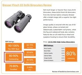 Бинокль с фазовой коррекцией BRESSER Pirsch ED 8x56  цена и информация | Бинокли | kaup24.ee