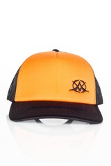 Кепкa X JEANS RAPPERORANGEBLACK, оранжевая цена и информация | Мужские шарфы, шапки, перчатки | kaup24.ee